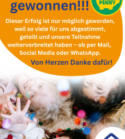 Wir haben gewonnen!